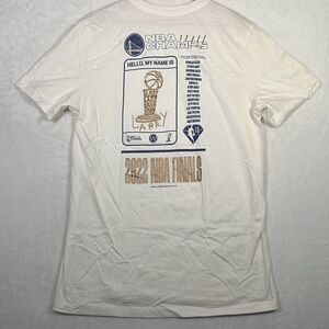 Nike Golden State Warriors NBA Finals Champion Roster 2022 T-Shirt NWT Men Large